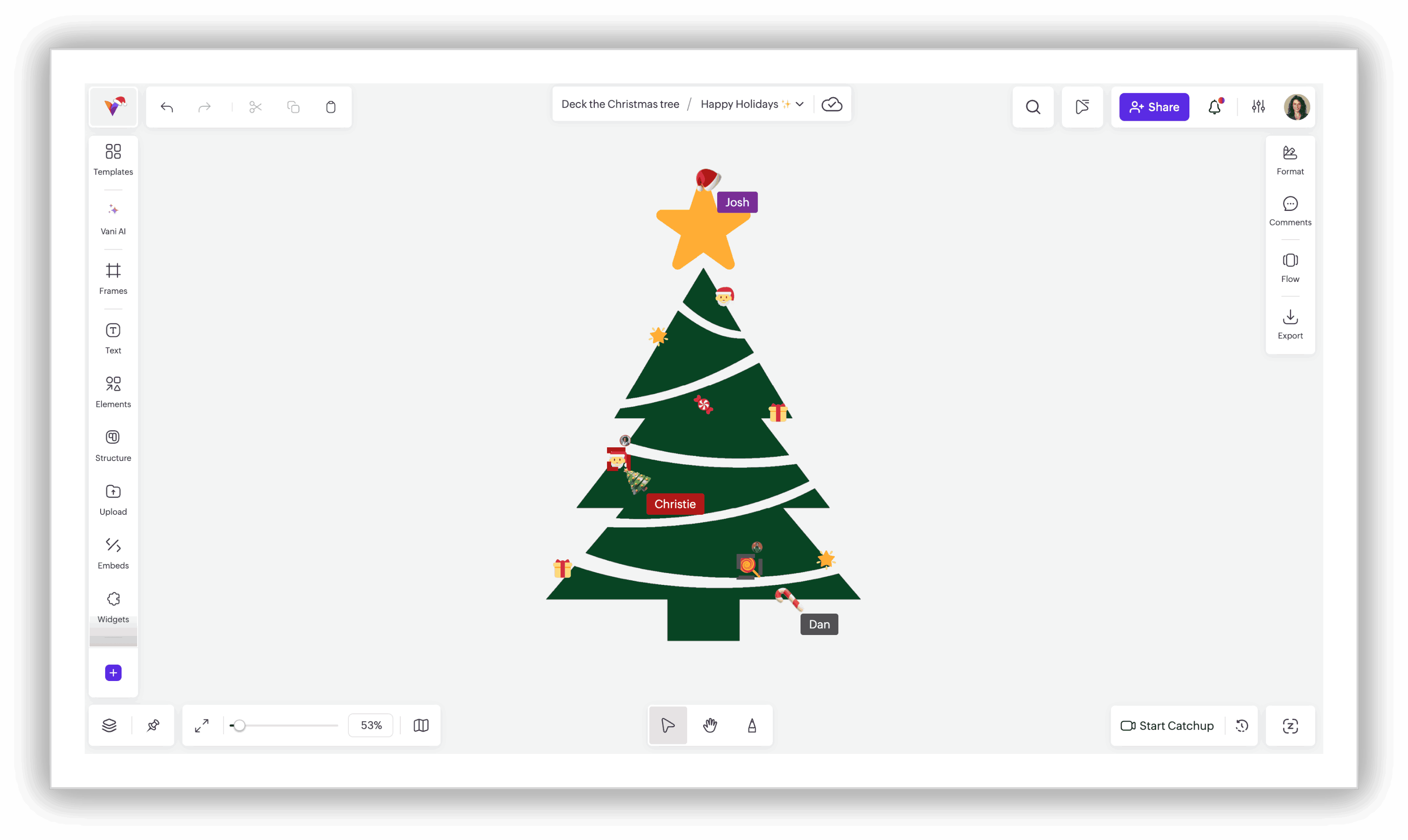 Deck the Christmas tree